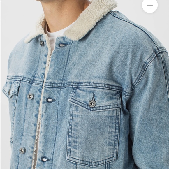 Zanerobe sherpa denim jacket - Picture 2 of 4